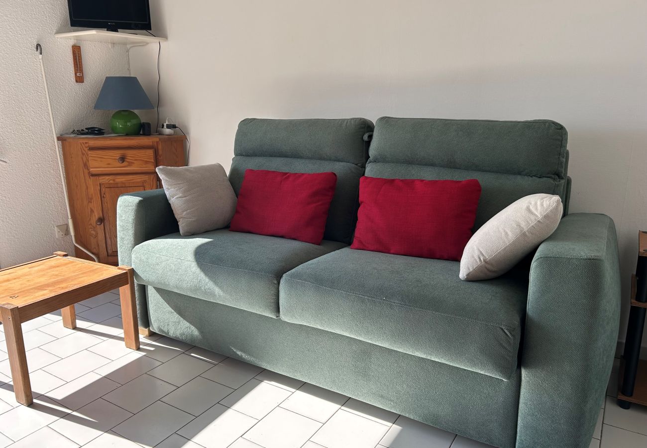 Studio in Agde - Studio 4 ppl, sea view terrace, private parking
