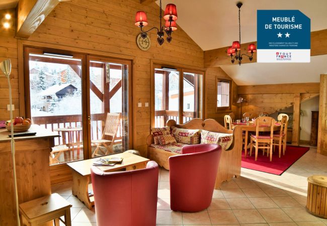 Apartment in Les Deux Alpes - Apt 6 ppl with balcony, near the ski station