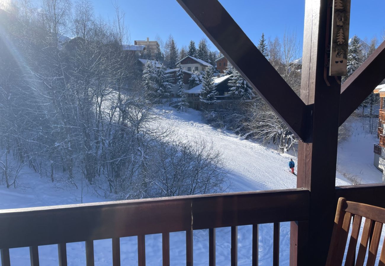 Apartment in Les Deux Alpes - Apt 6 ppl with balcony, near the ski station