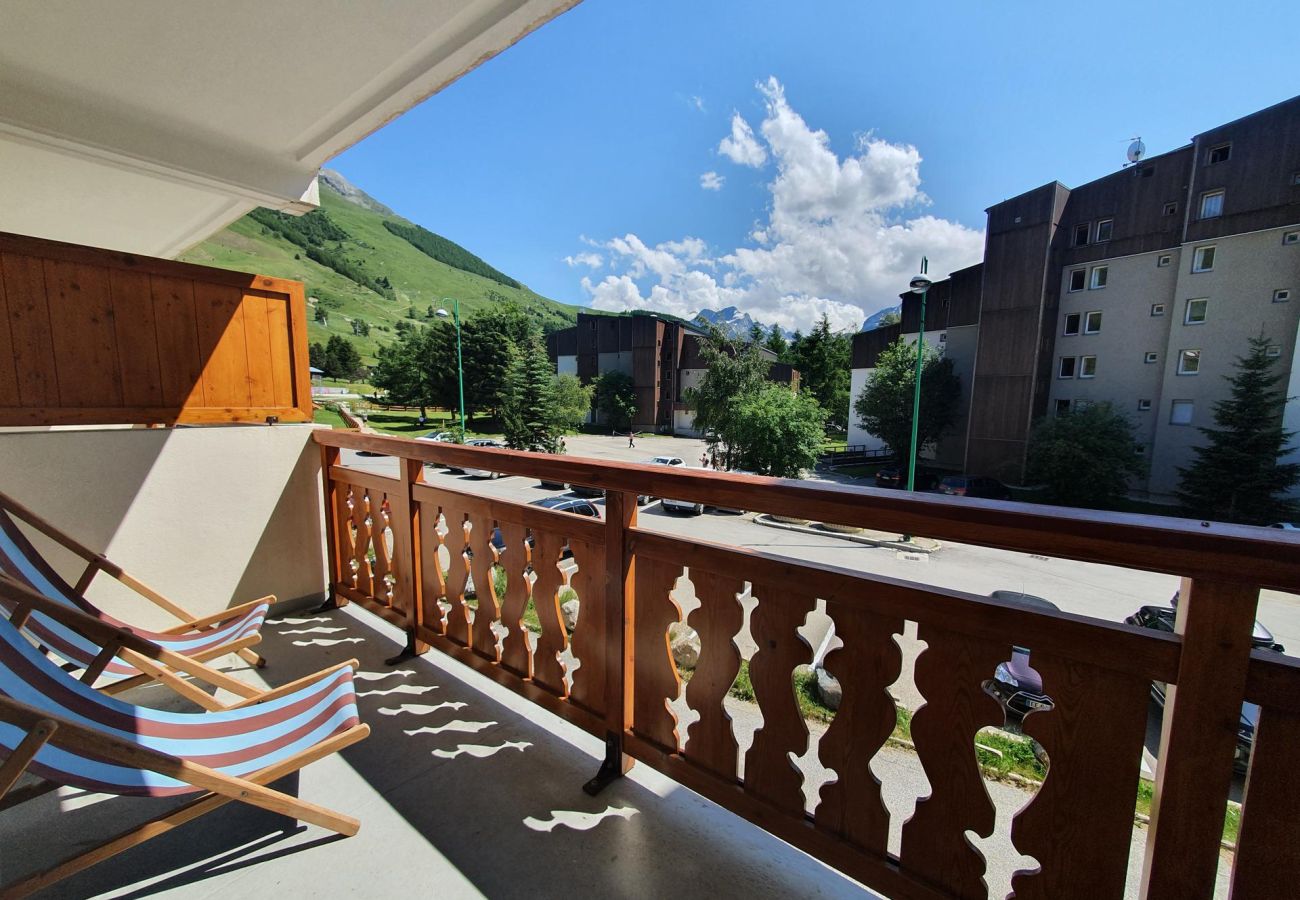 Studio in Les Deux Alpes - Studio flat in the heart of the city centre with a south-facing balcony