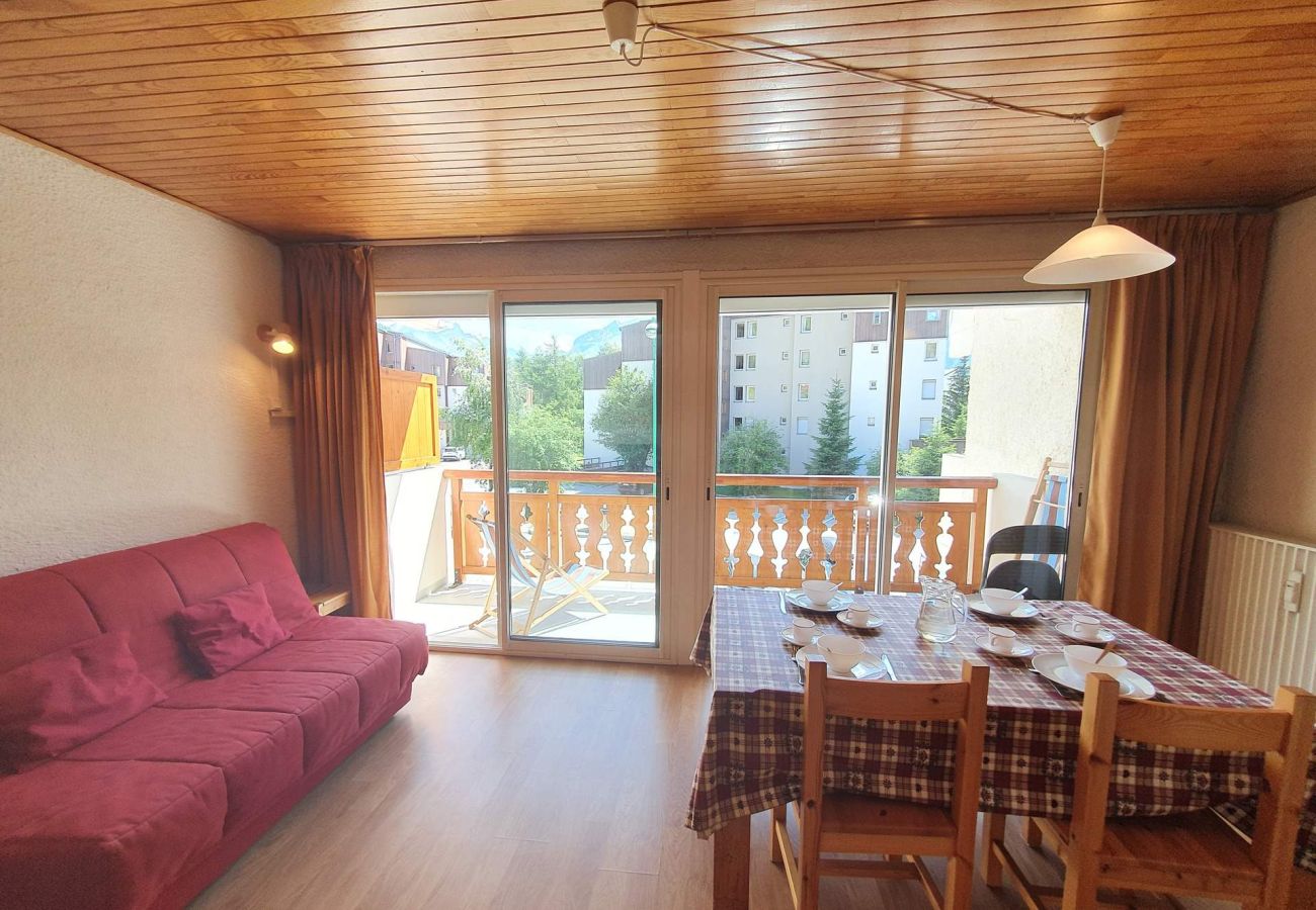 Studio in Les Deux Alpes - Studio flat in the heart of the city centre with a south-facing balcony