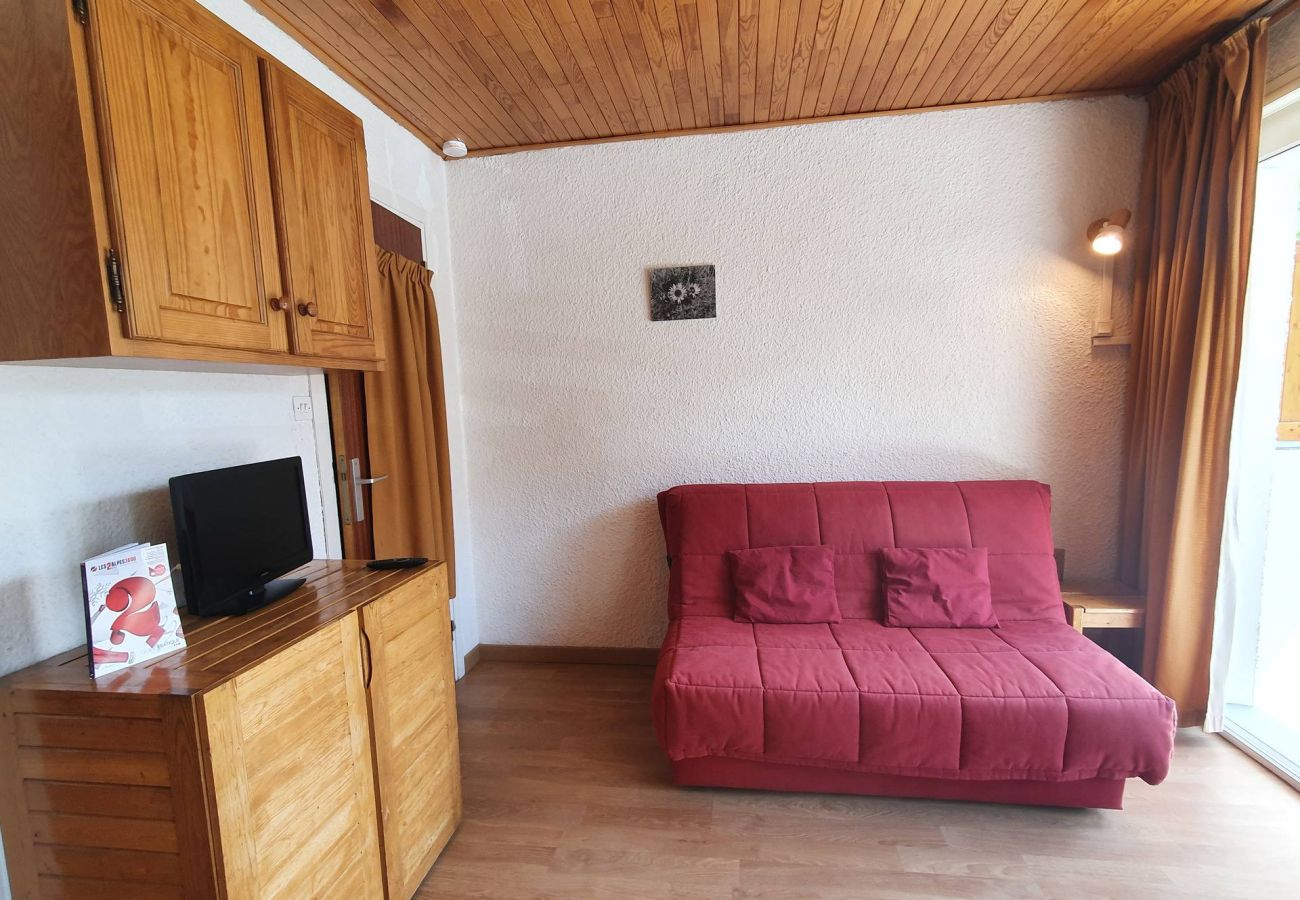 Studio in Les Deux Alpes - Studio flat in the heart of the city centre with a south-facing balcony