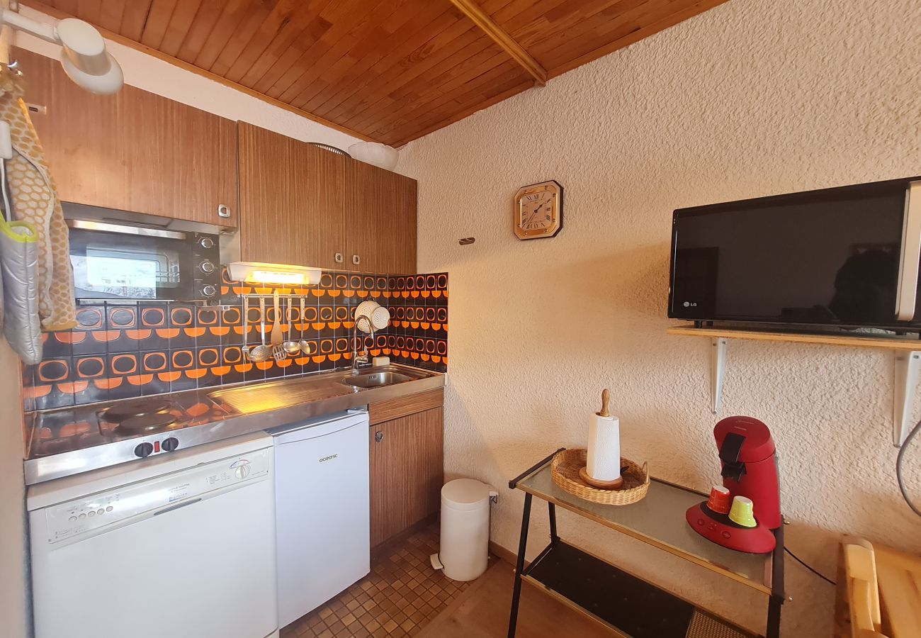 Apartment in Les Deux Alpes - Apt 4/6 ppl with balcony, near the ski station