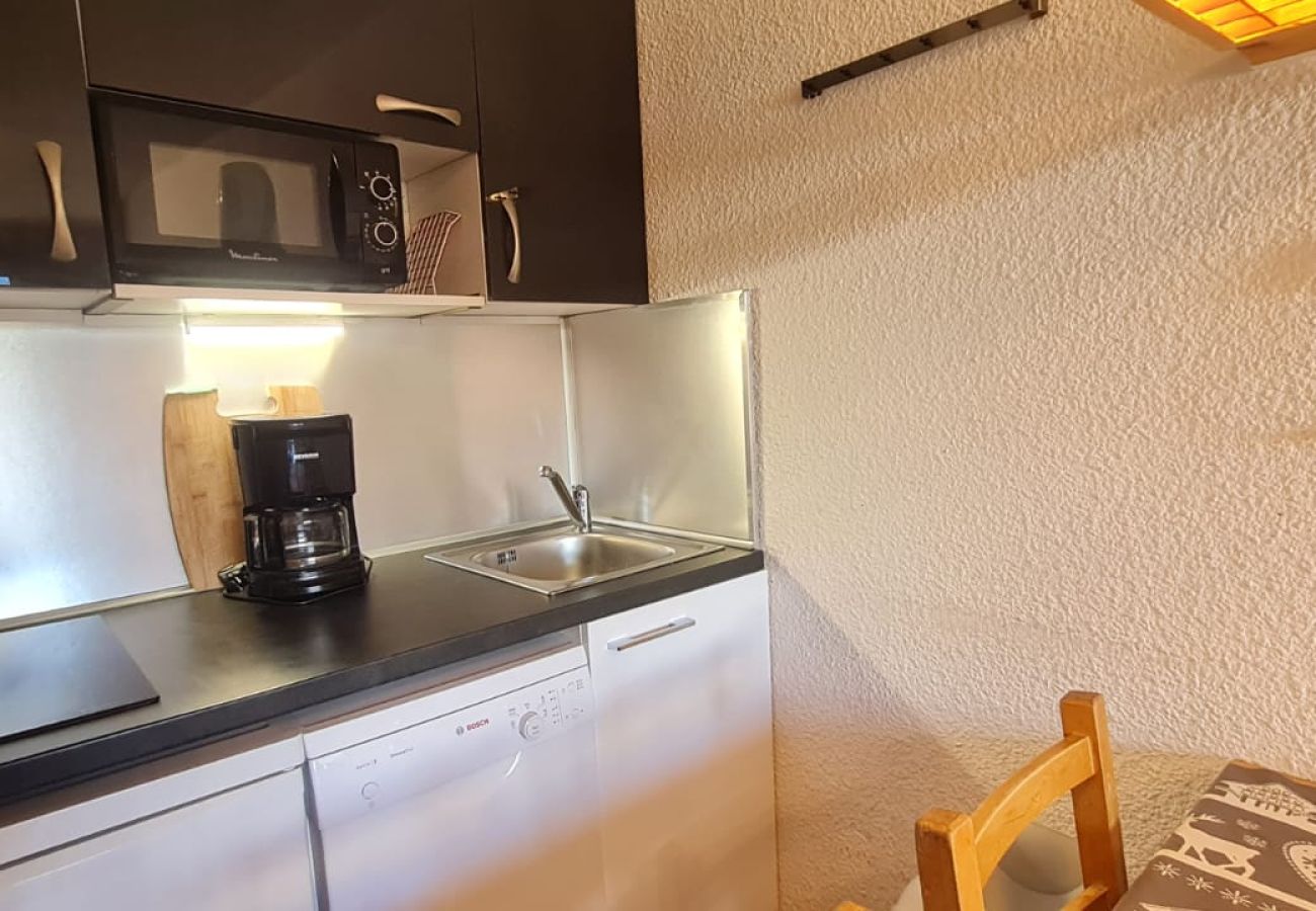 Studio in Les Deux Alpes - Studio 4 ppl, balcony mountain view