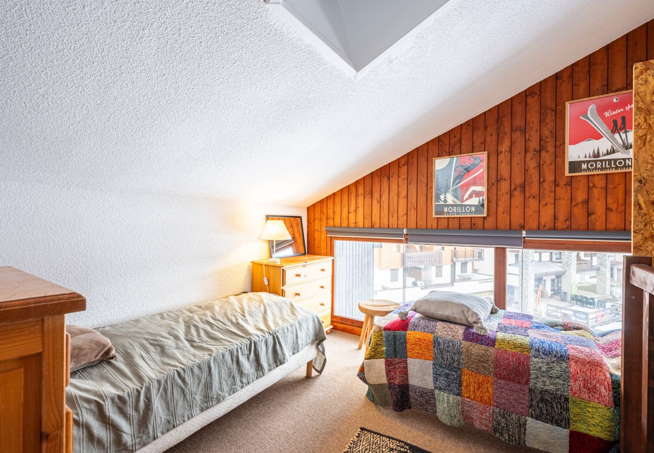 Studio in Morillon - Cosy mezzanine studio for 4 ppl