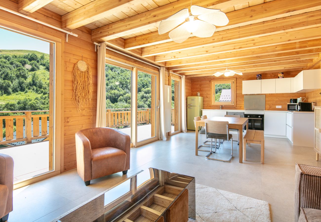 Chalet in Saint-Jean-d´Arves - Family chalet, panoramic view, terrace