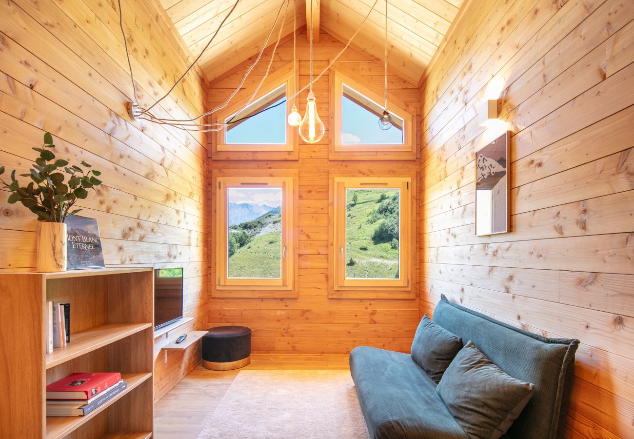 Chalet in Saint-Jean-d´Arves - Family chalet, panoramic view, terrace