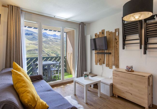 Studio in Germ - stunning view of the slopes from this studio for 4 pers