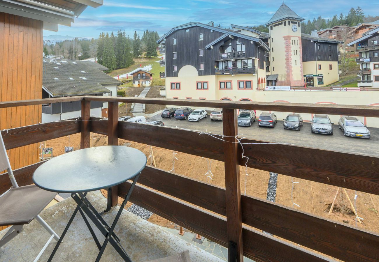 Apartment in Morillon - Apartment for 4 people, balcony, mountain view