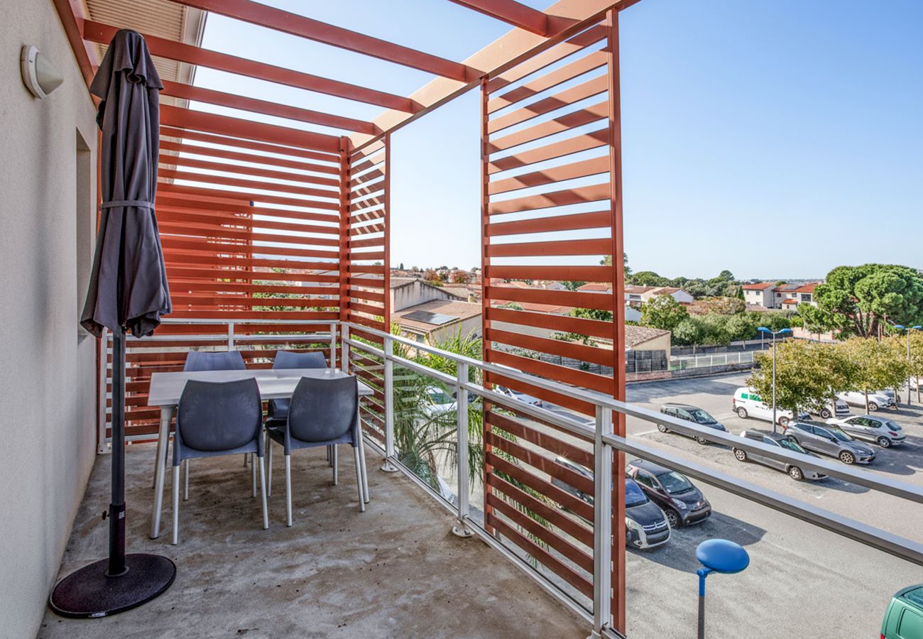 Apartment in Argeles sur Mer - Very bright flat with a balcony and swimming pool