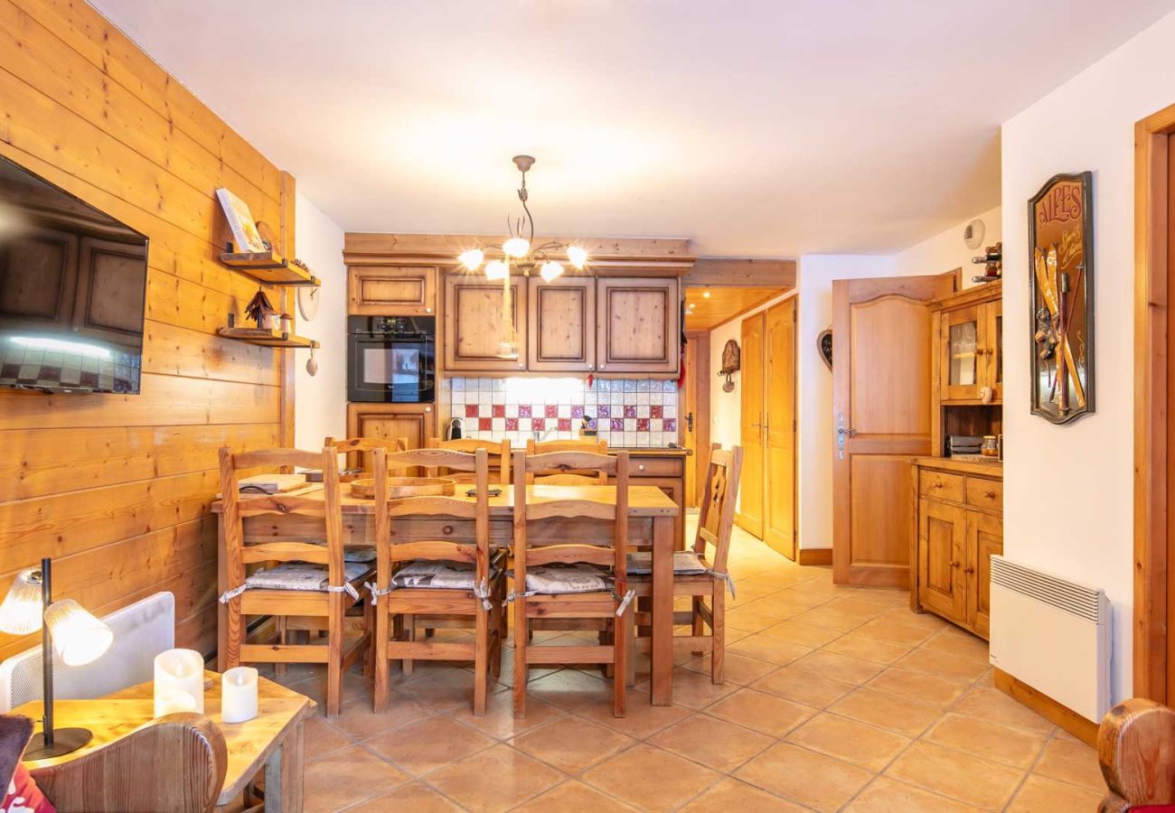 Apartment in Morillon - Appt cosy ski aux pieds 7-8 Pers 