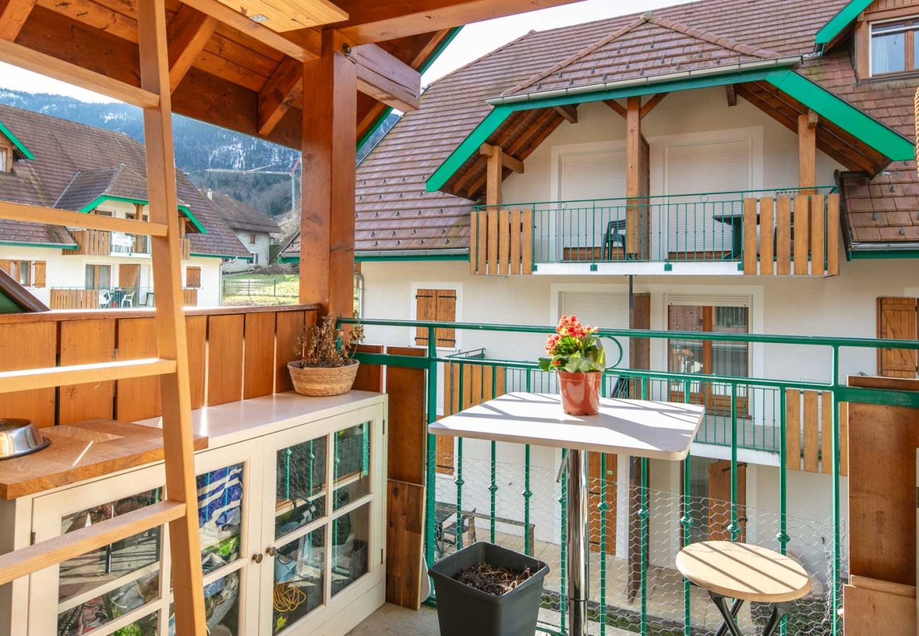 Studio in Giez - Studio welcoming 2 people - Balcony - Swimming pool