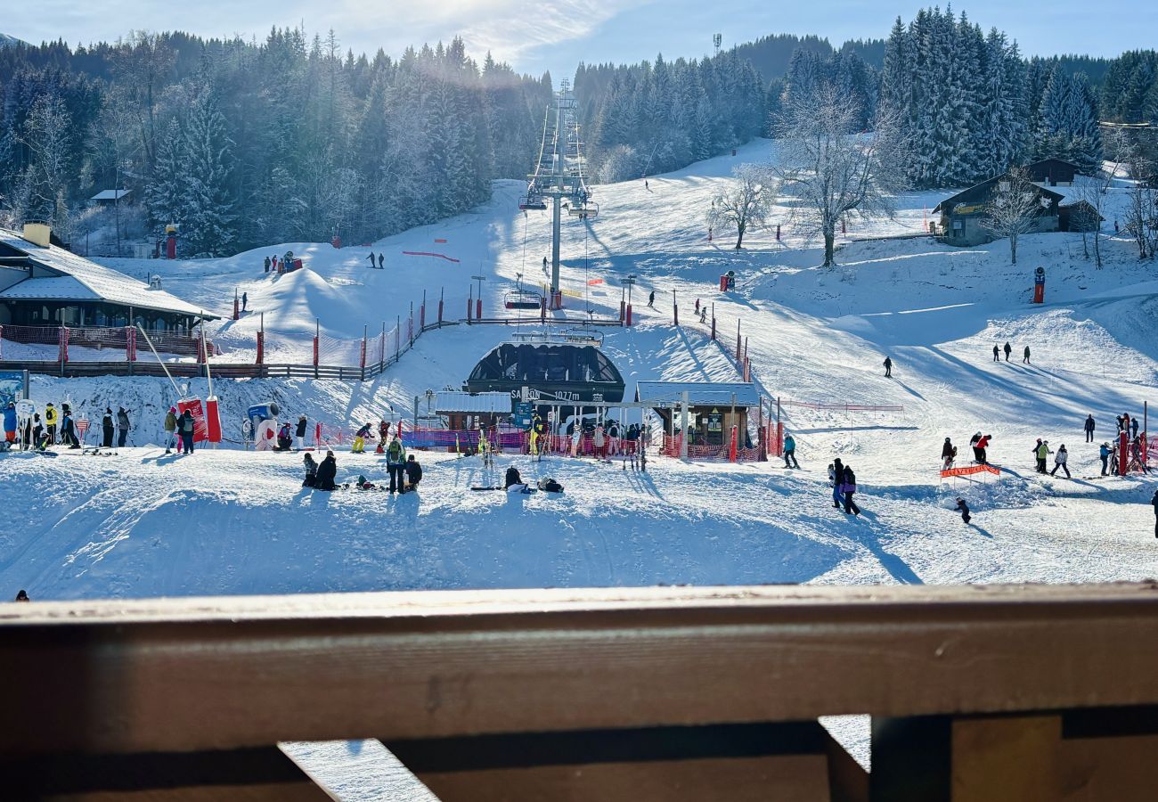 Apartment in Morillon - Charming apartment for 6-7 people, mountain view, ski slope nearby
