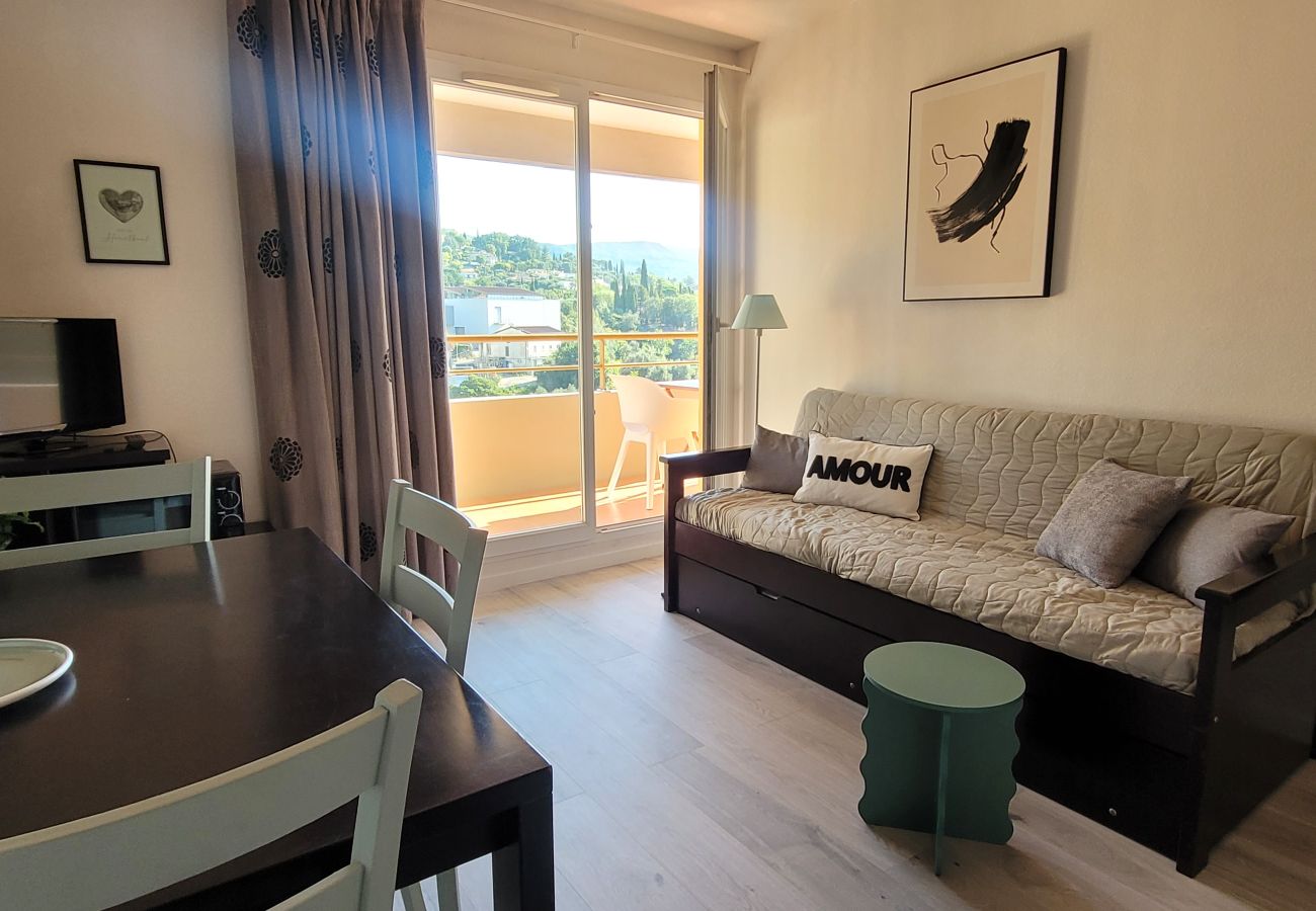 Apartment in Grasse - Flat with a magnificent view from the balcony, and a swimming pool