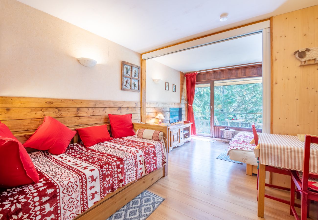 Studio in Les Deux Alpes - Studio apartment, downtown, mountain view