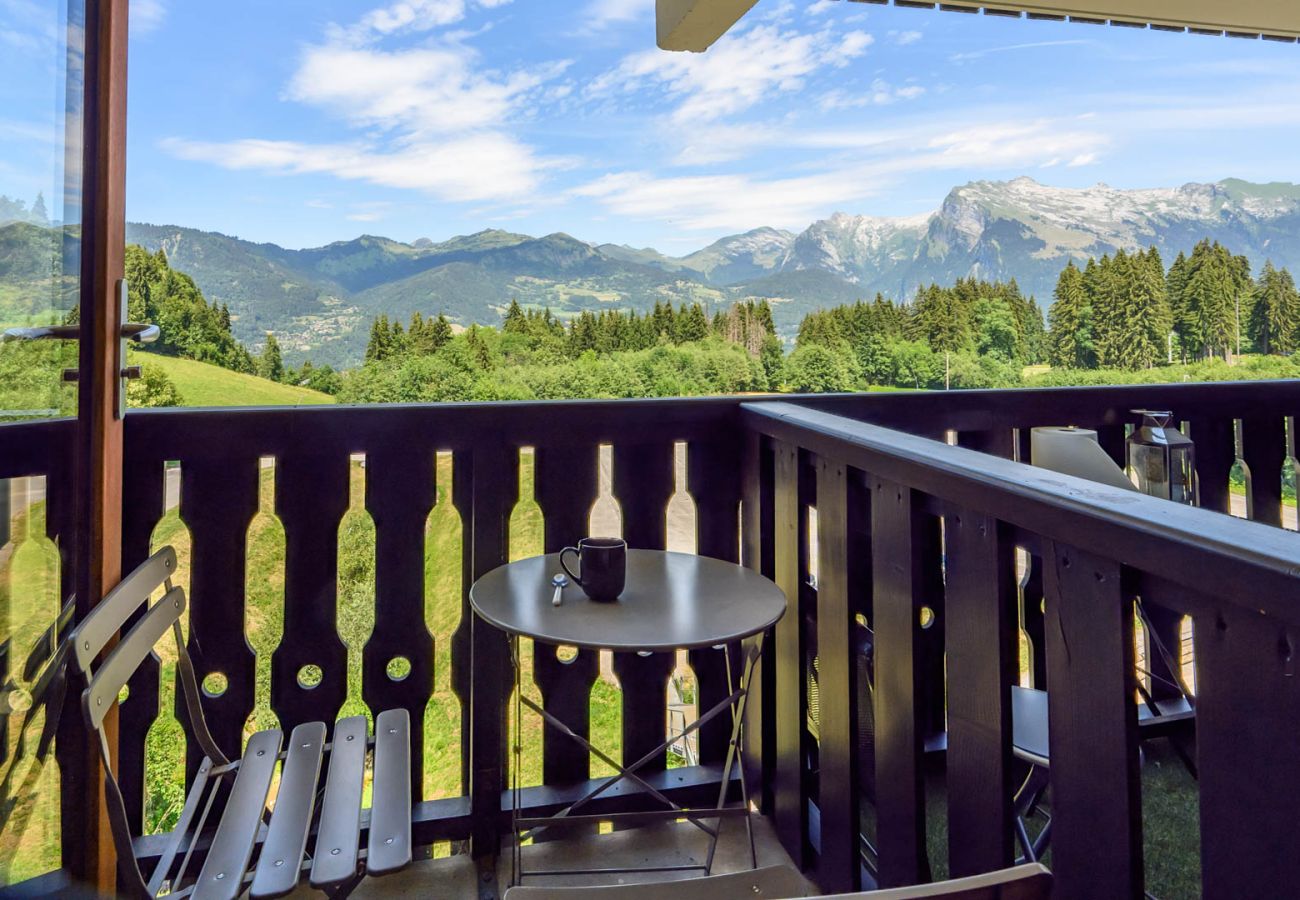 Apartment in Morillon - Cabin apartment with mountain view 