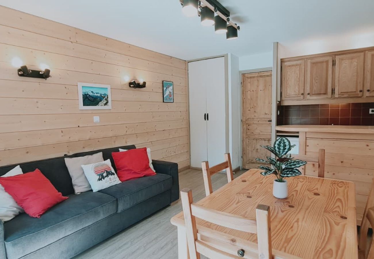 Studio in Les 2 Alpes - Studio with balcony and mountains view
