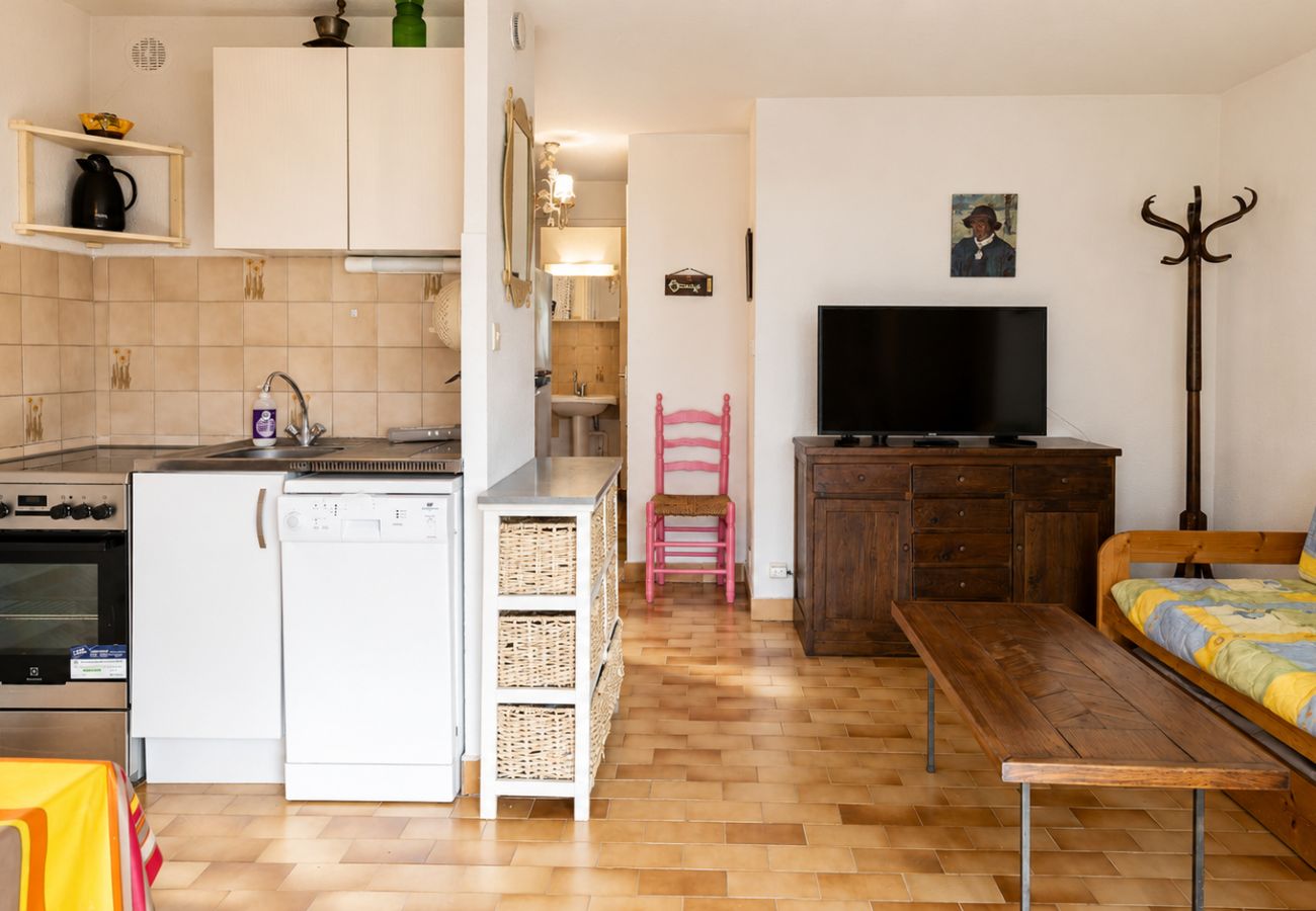 Appartement à Agde - Appt 4 pers, terrasse équipée, piscine, parking