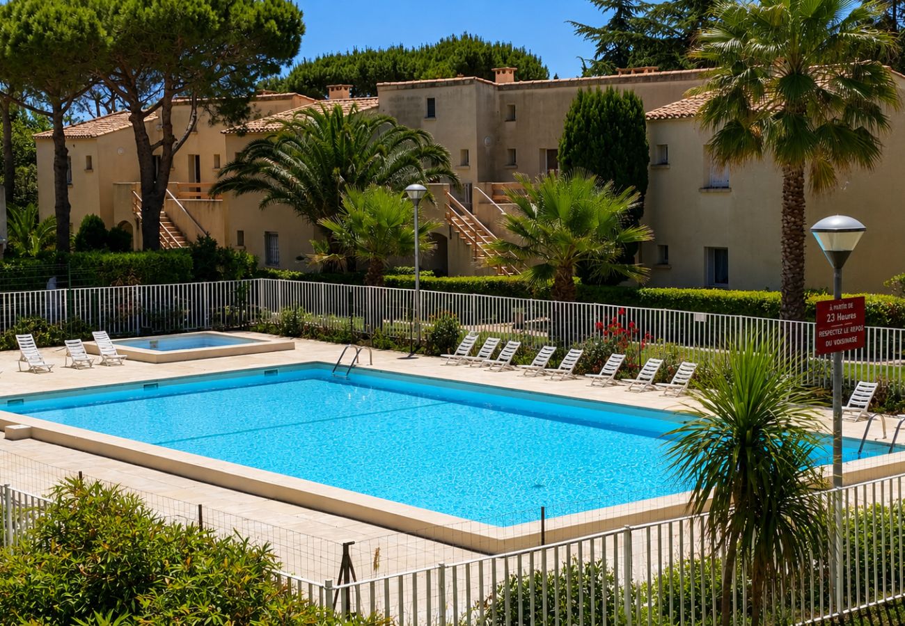 Appartement à Agde - Appt 4 pers, terrasse équipée, piscine, parking