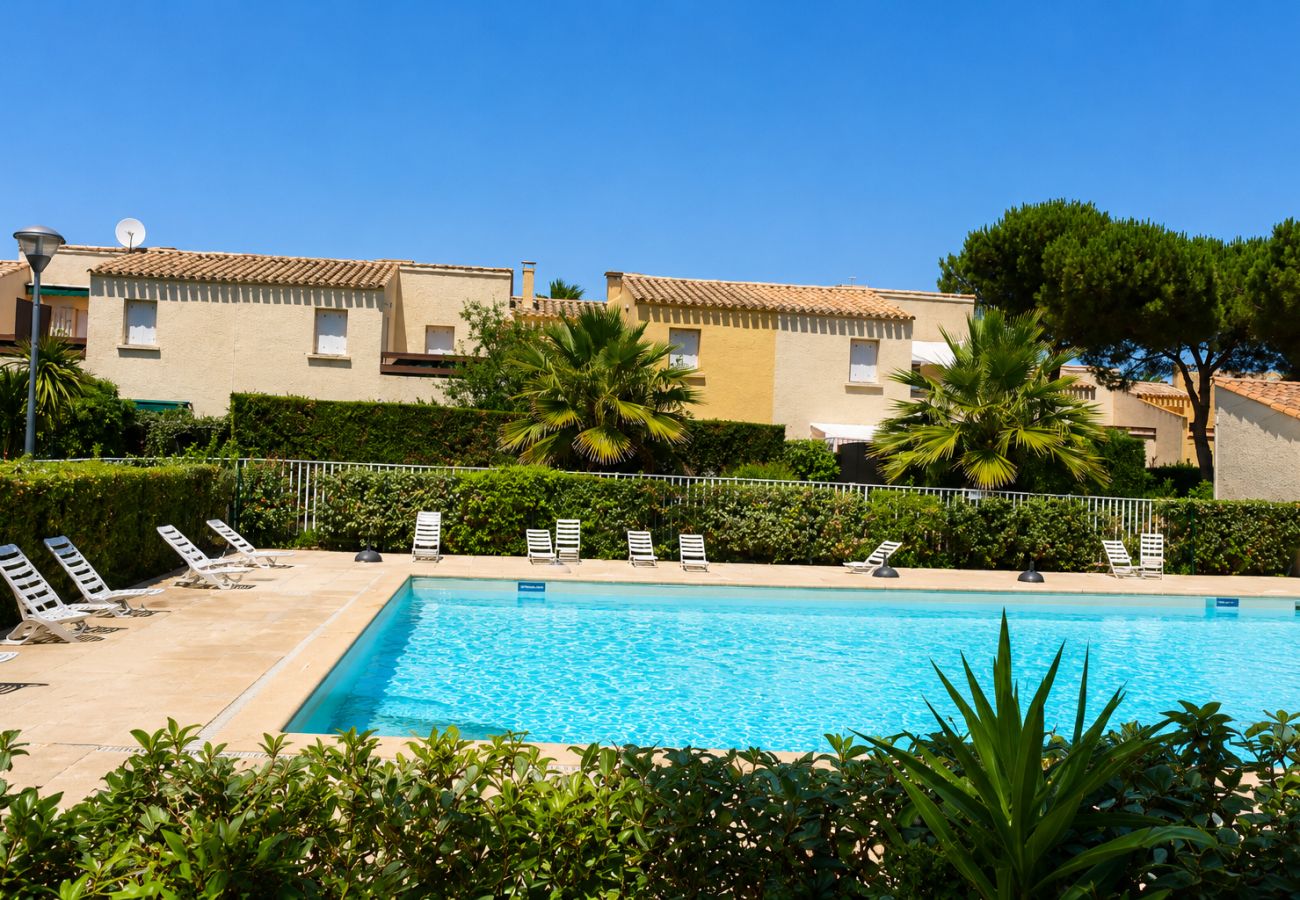 Appartement à Agde - Appt 4 pers, terrasse équipée, piscine, parking