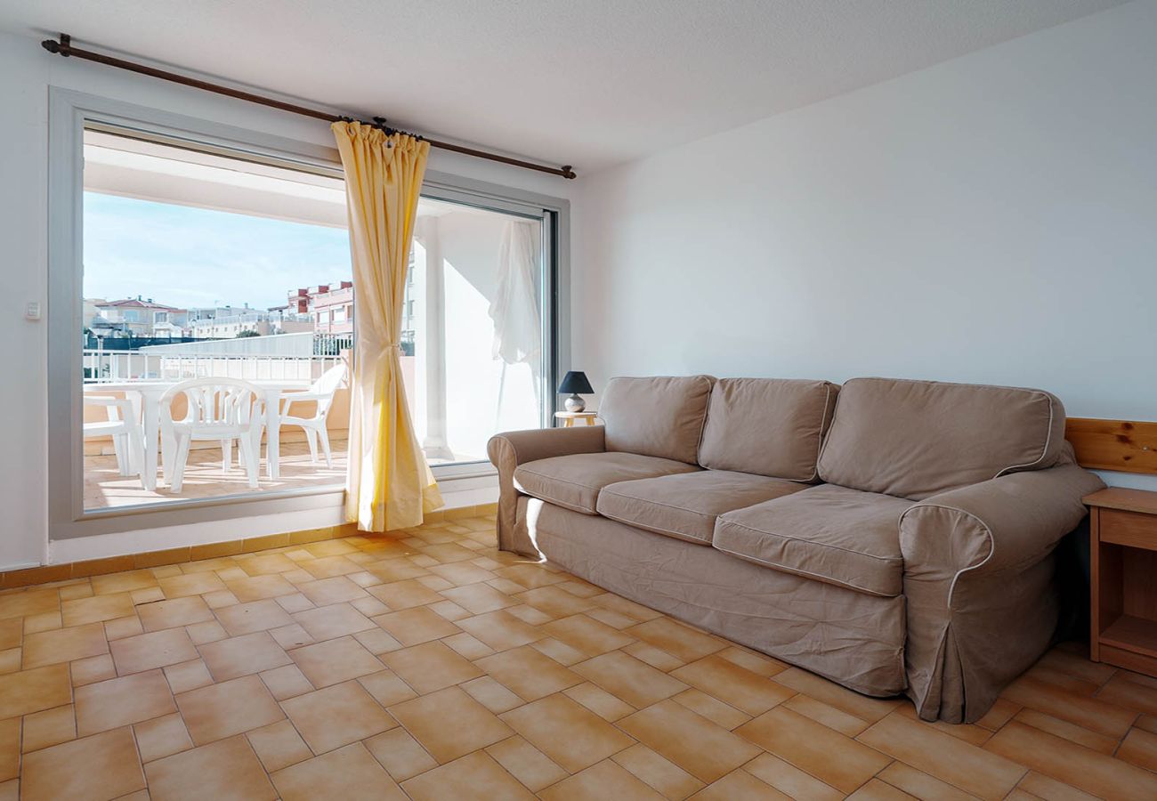 Studio à Agde - Studio vue mer 4 pers, loggia équipée, plage à 50m