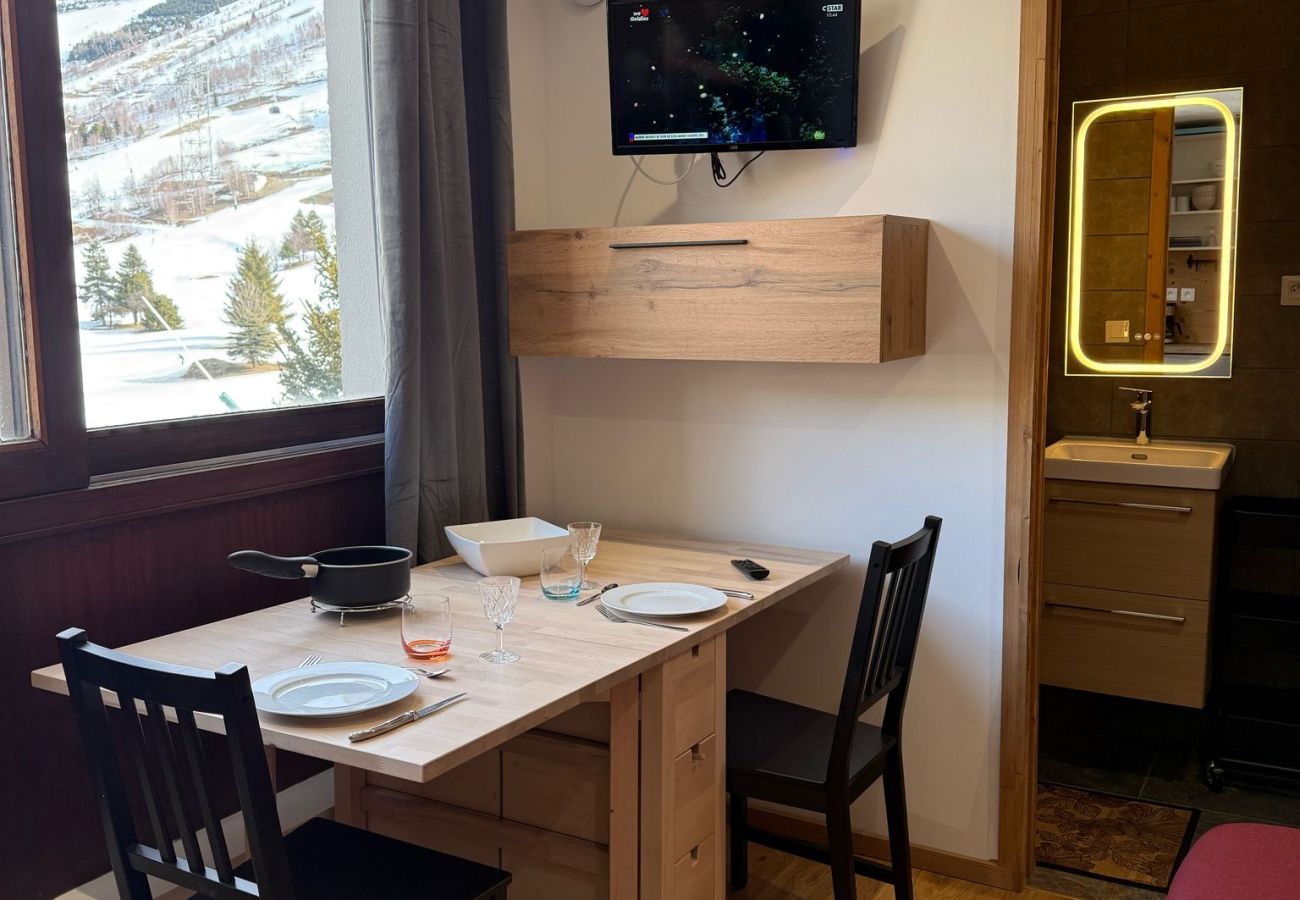Studio à Les Deux Alpes - Les 2 Alpes studio 2 pers, vue pistes