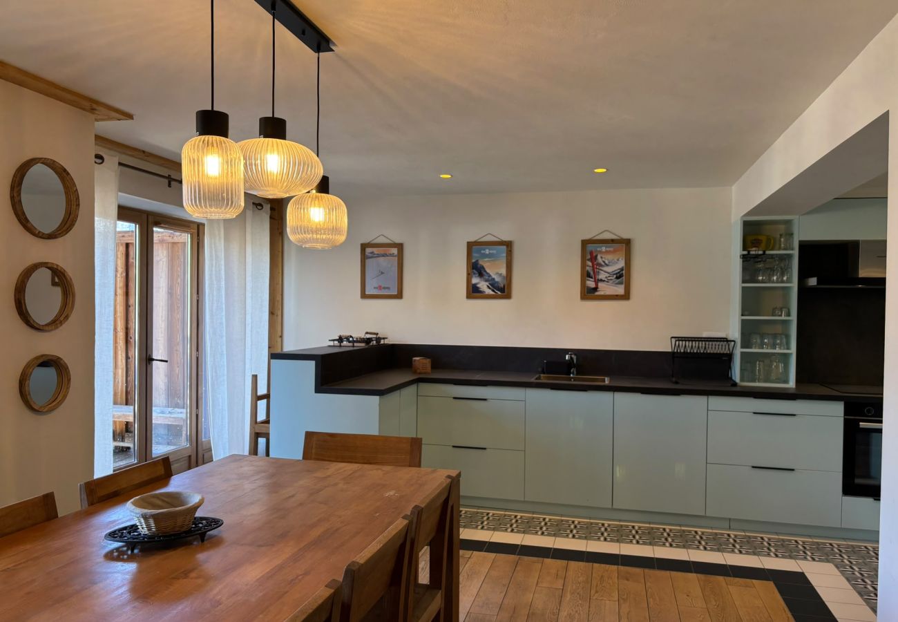 Appartement à Les Deux Alpes - Appt spacieux 10 pers, terrasse expo sud