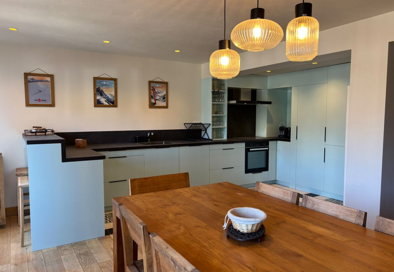 Appartement à Les Deux Alpes - Appt spacieux 10 pers, terrasse expo sud