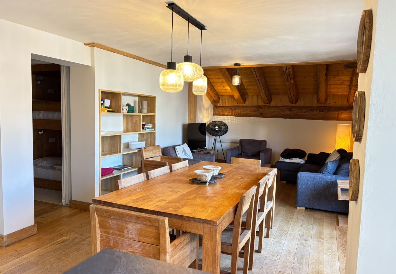 Appartement à Les Deux Alpes - Appt spacieux 10 pers, terrasse expo sud