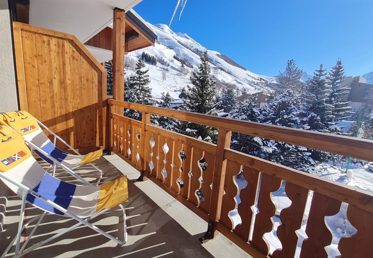 Studio à Les Deux Alpes - Studio lumineux 6 pers, balcon expo sud