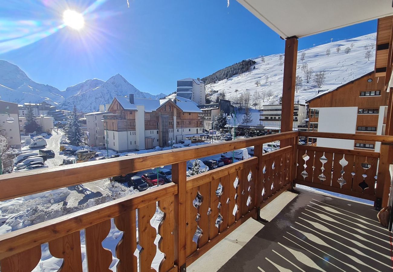 Studio à Les Deux Alpes - Studio lumineux 6 pers, balcon expo sud