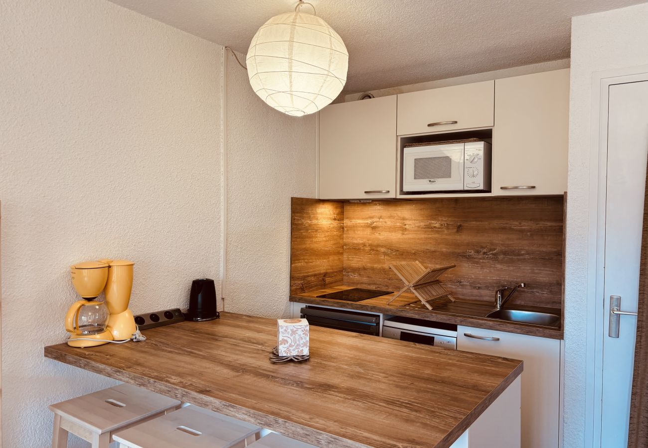 Studio à Les Deux Alpes - Studio 4 pers au bord des pistes, vue montagnes