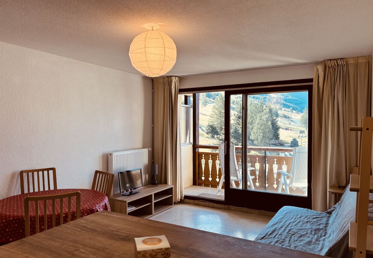Studio à Les Deux Alpes - Studio 4 pers au bord des pistes, vue montagnes