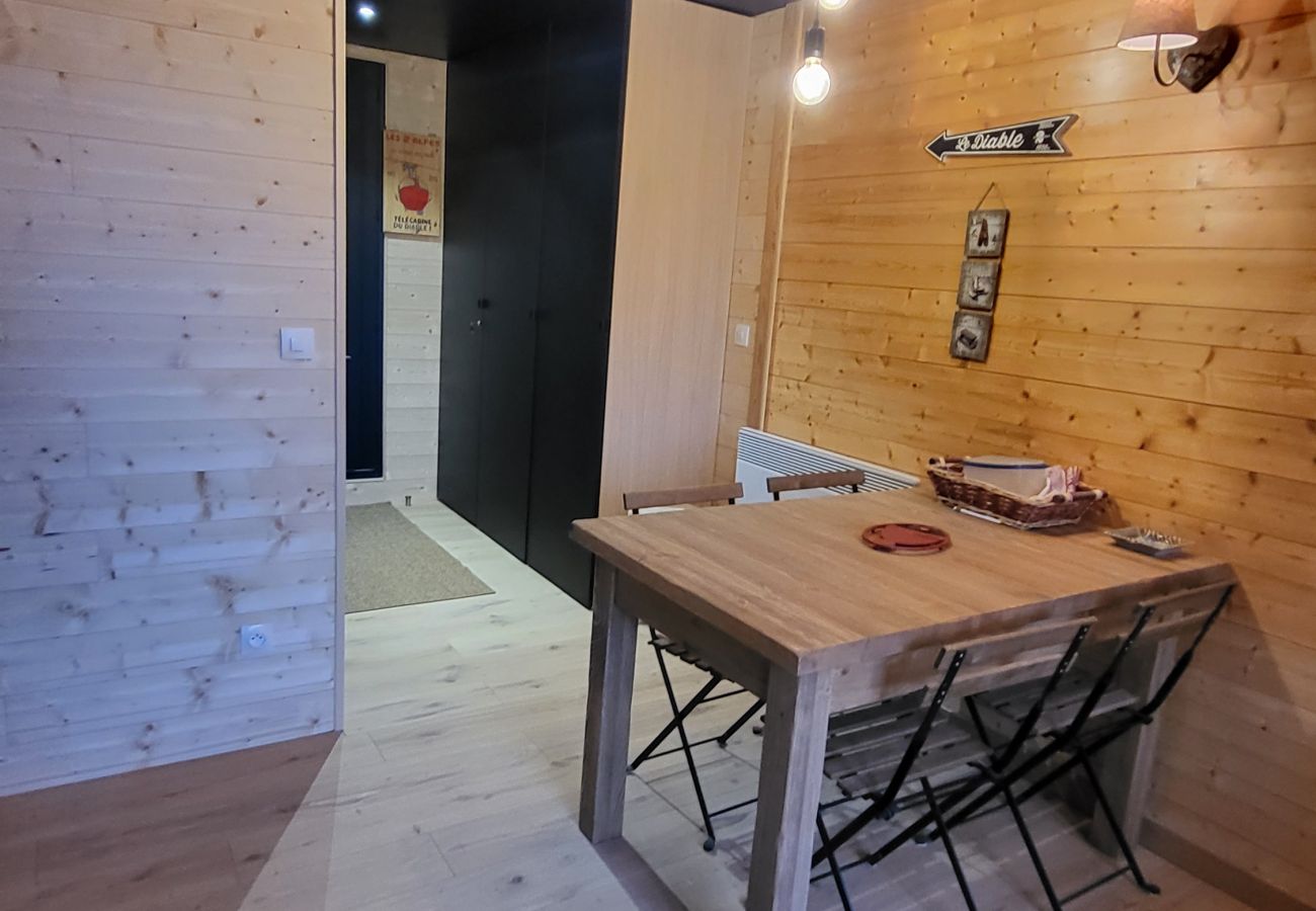 Appartement à Les Deux Alpes - Appt cosy 4 pers, balcon vue montagne