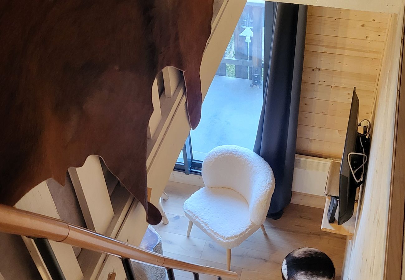 Appartement à Les Deux Alpes - Appt cosy 4 pers, balcon vue montagne