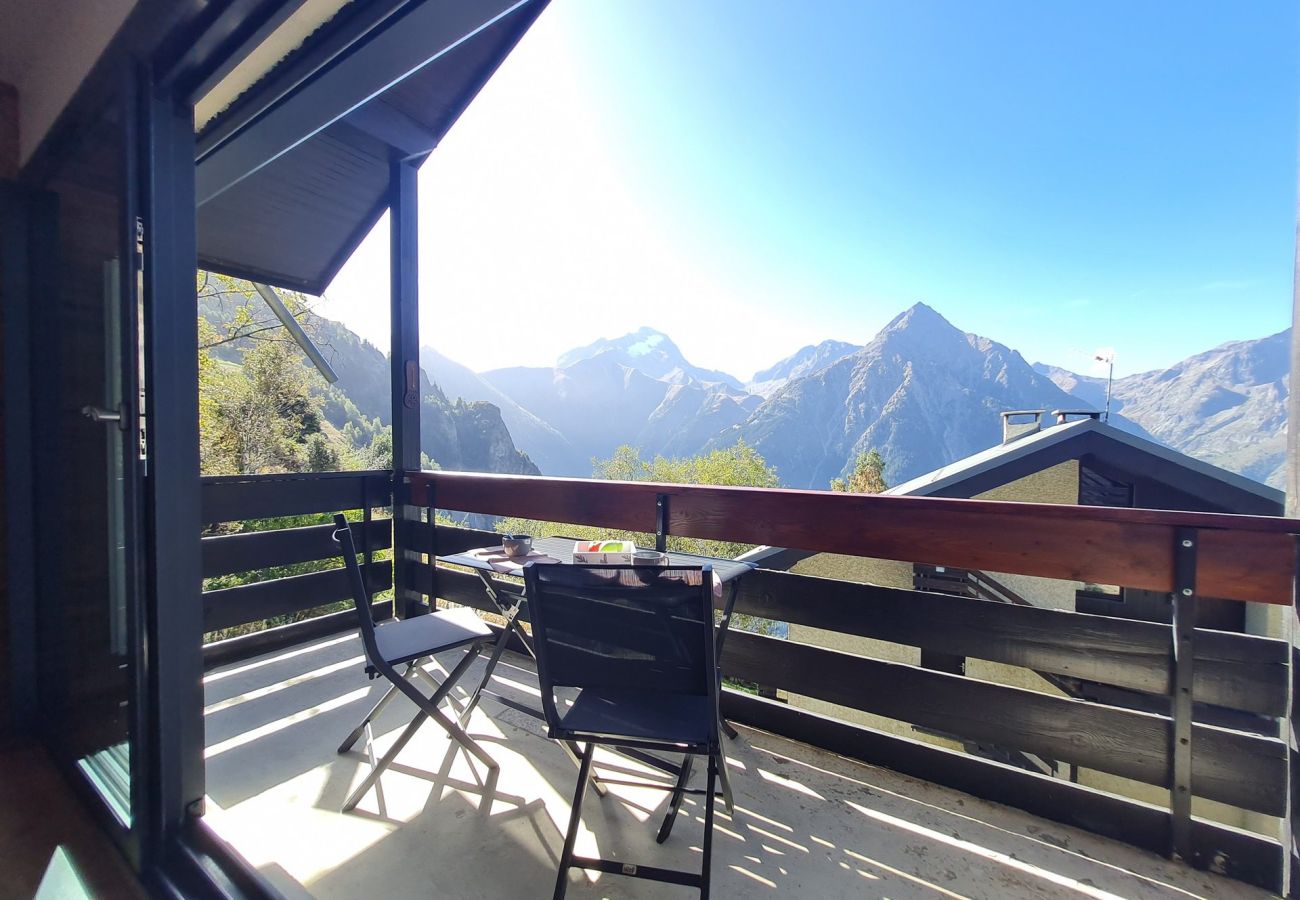 Appartement à Les Deux Alpes - Charmant appart et équipé, vue montagne, 4 pers