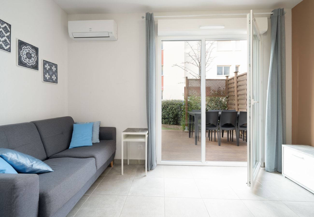 Villa à Sérignan - Villa climatisée 6 pers avec  jardin