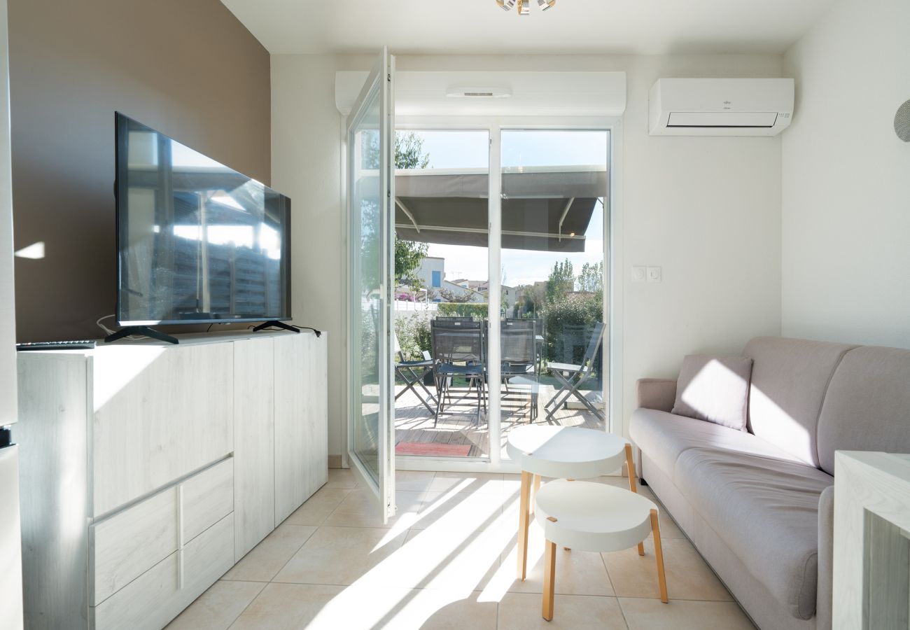 Villa à Sérignan - Villa lumineuse 4 pers, jardin, proche de la mer