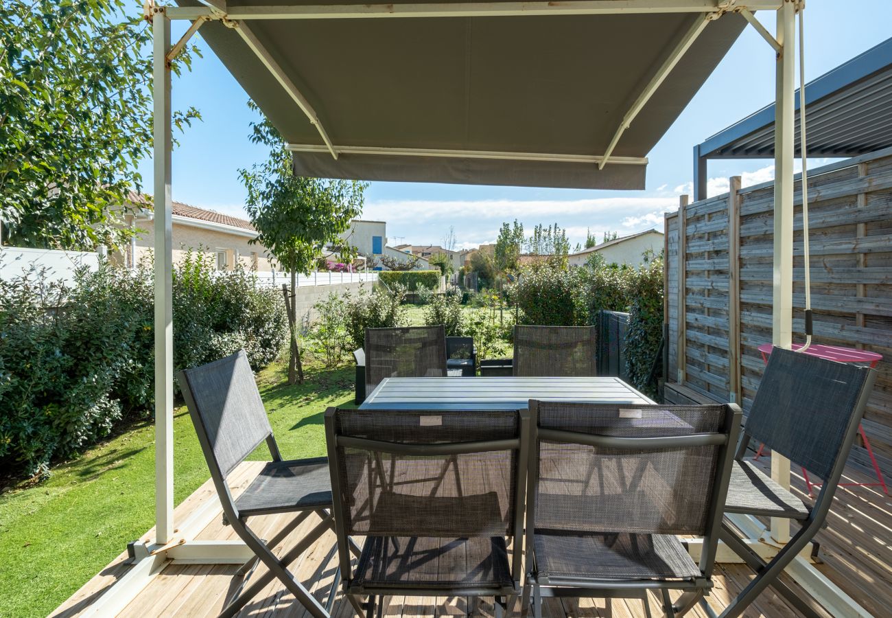 Villa à Sérignan - Villa lumineuse 4 pers, jardin, proche de la mer