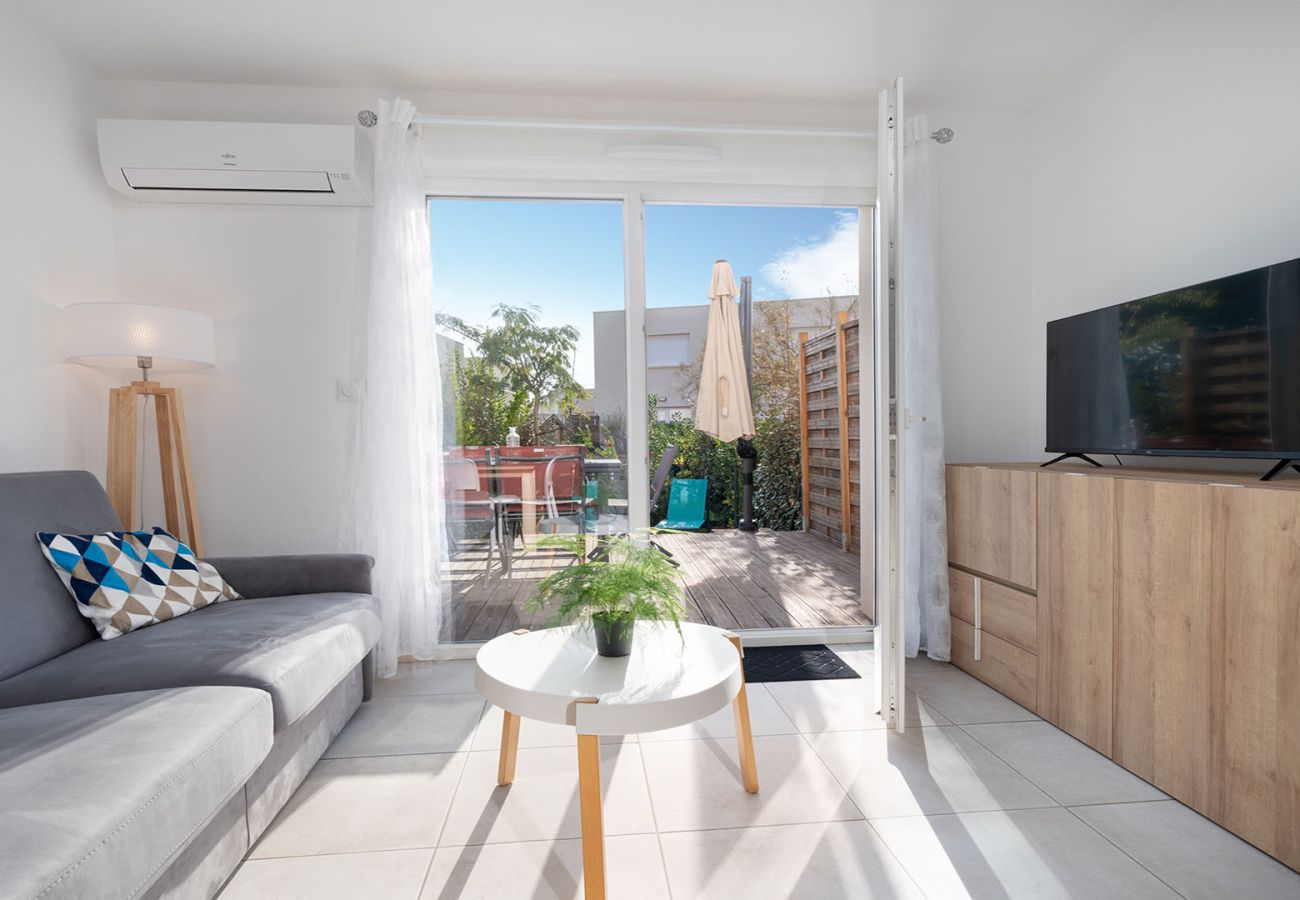 Villa à Sérignan - Villa climatisée 6 pers avec  jardin et piscine