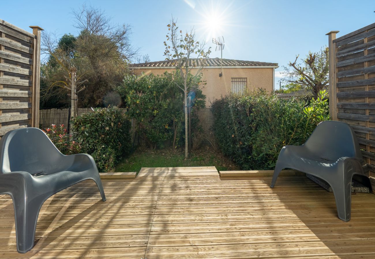 Villa à Sérignan - Villa 6 pers avec jardin dans résidence avec piscine