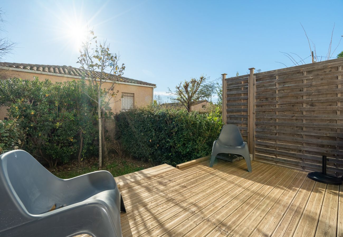 Villa à Sérignan - Villa 6 pers avec jardin dans résidence avec piscine