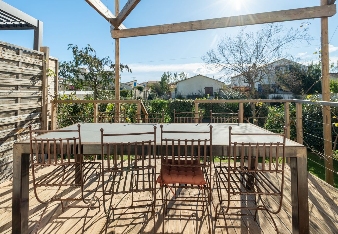 Villa à Sérignan - Villa lumineuse 8 pers, jardin, proche de la mer