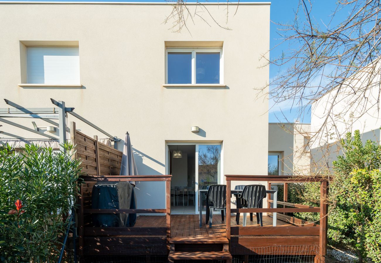 Villa à Sérignan - Maison avec jardin proche plage pour 6 pers