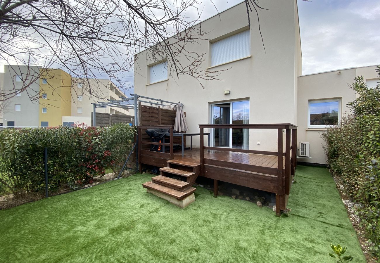 Villa à Sérignan - Maison avec jardin proche plage pour 6 pers