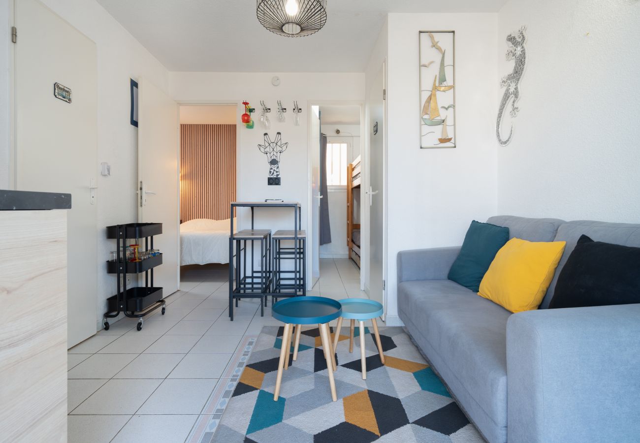 Appartement à Agde - Joli appartement avec jardin, proche de la mer, 4 pers