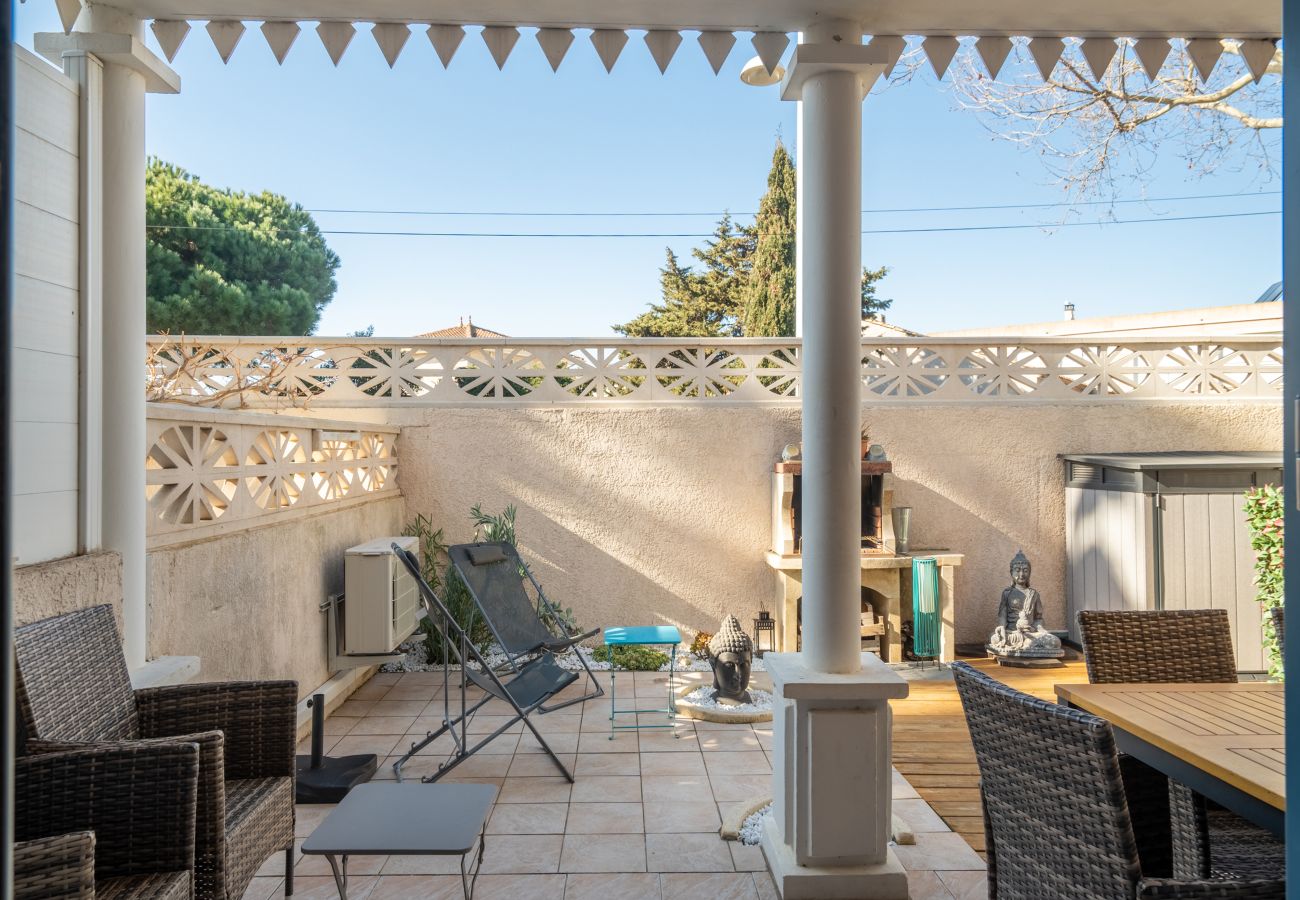 Appartement à Agde - Joli appartement avec jardin, proche de la mer, 4 pers