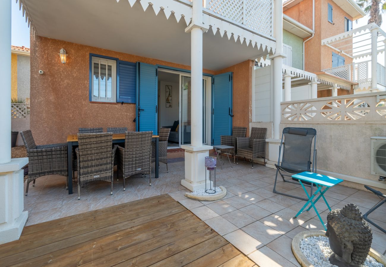 Appartement à Agde - Joli appartement avec jardin, proche de la mer, 4 pers