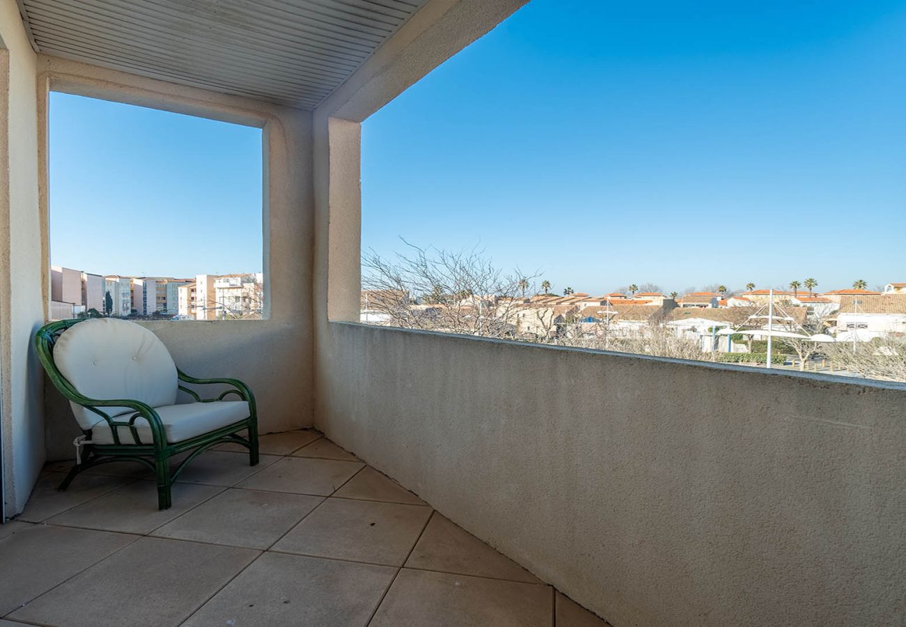 Appartement à Agde - Appt lumineux avec grand balcon pour 4 pers