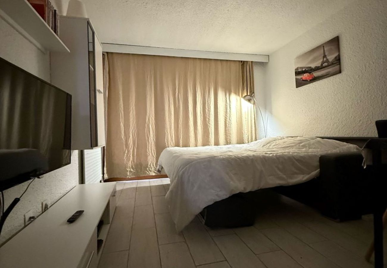 Studio à Les Deux Alpes - Studio cabine 4 personnes, balcon